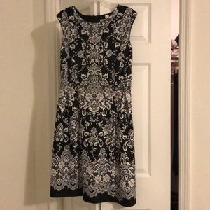 Black and White Floral Dress. Worn once.